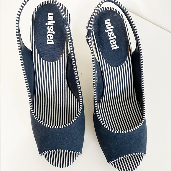 Unlisted | Navy Nautical Heels | 7.5 - Picture 3 of 5